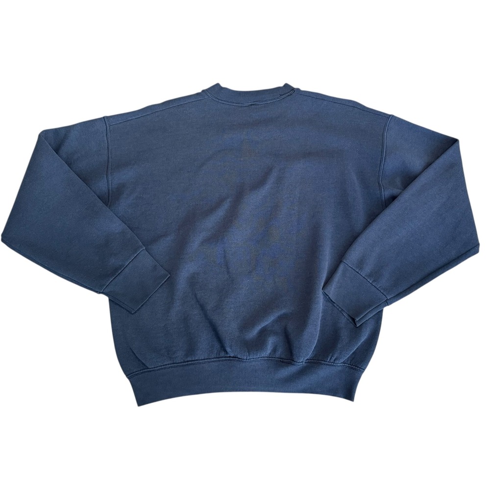 VTG Fruit of the Loom Alaska Graphic Sweatshirt Blue Crewneck Wildlife Size M - Picture 6 of 10